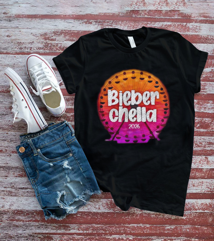 Bieberchella Coachella Ferris Wheel Summer Concert 2026 T-Shirt