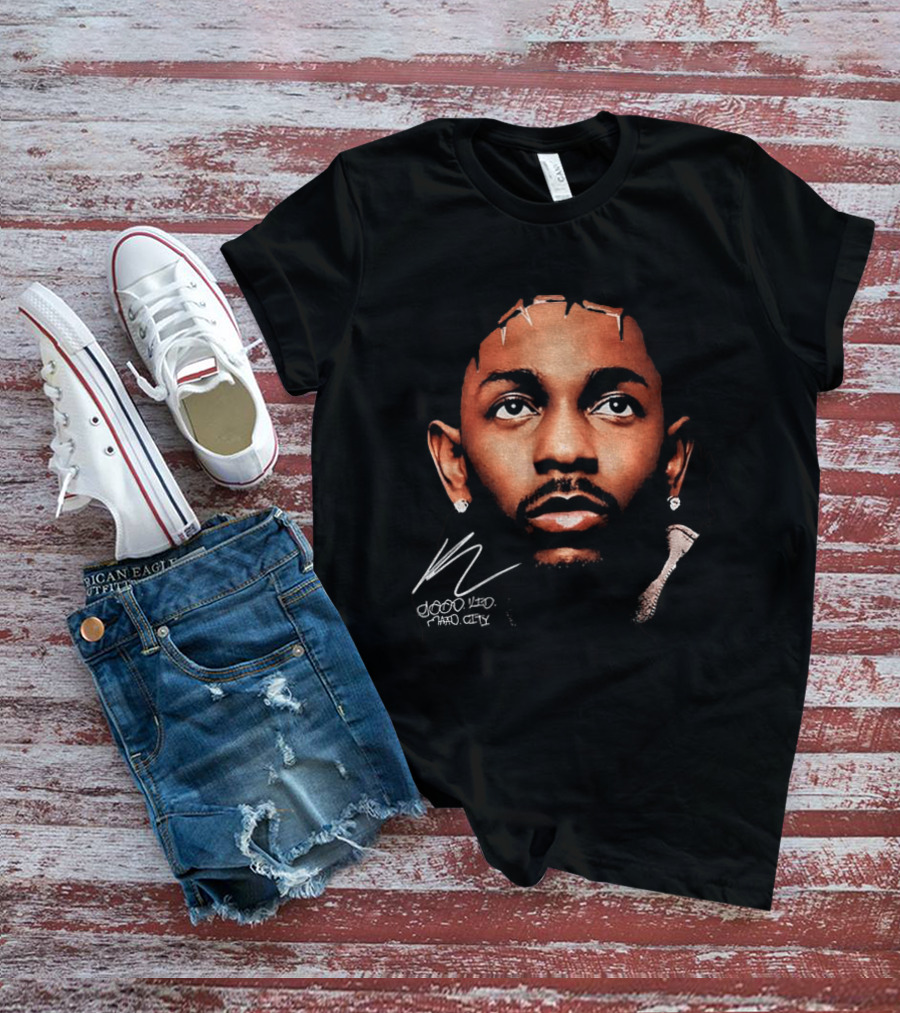 Kendrick Lamar Big Head Thorn Crown Good Kid M.A.A.D City T-Shirt