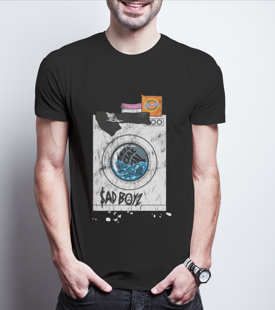 $AD BOYZ X ASSC Hang Me Out To Dry Laundry Machine Larada T-Shirt