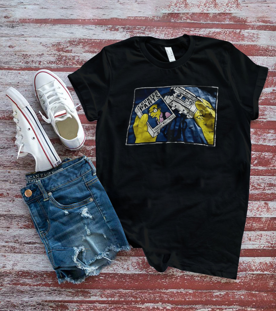 Counterparts Tragedy Will Find Us Cassette Tape Cartoon T-Shirt