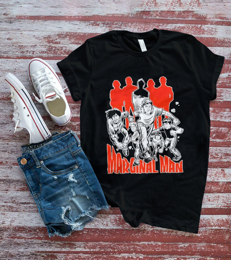 Marginal Man Identity Comic Style Group Of Characters T-Shirt
