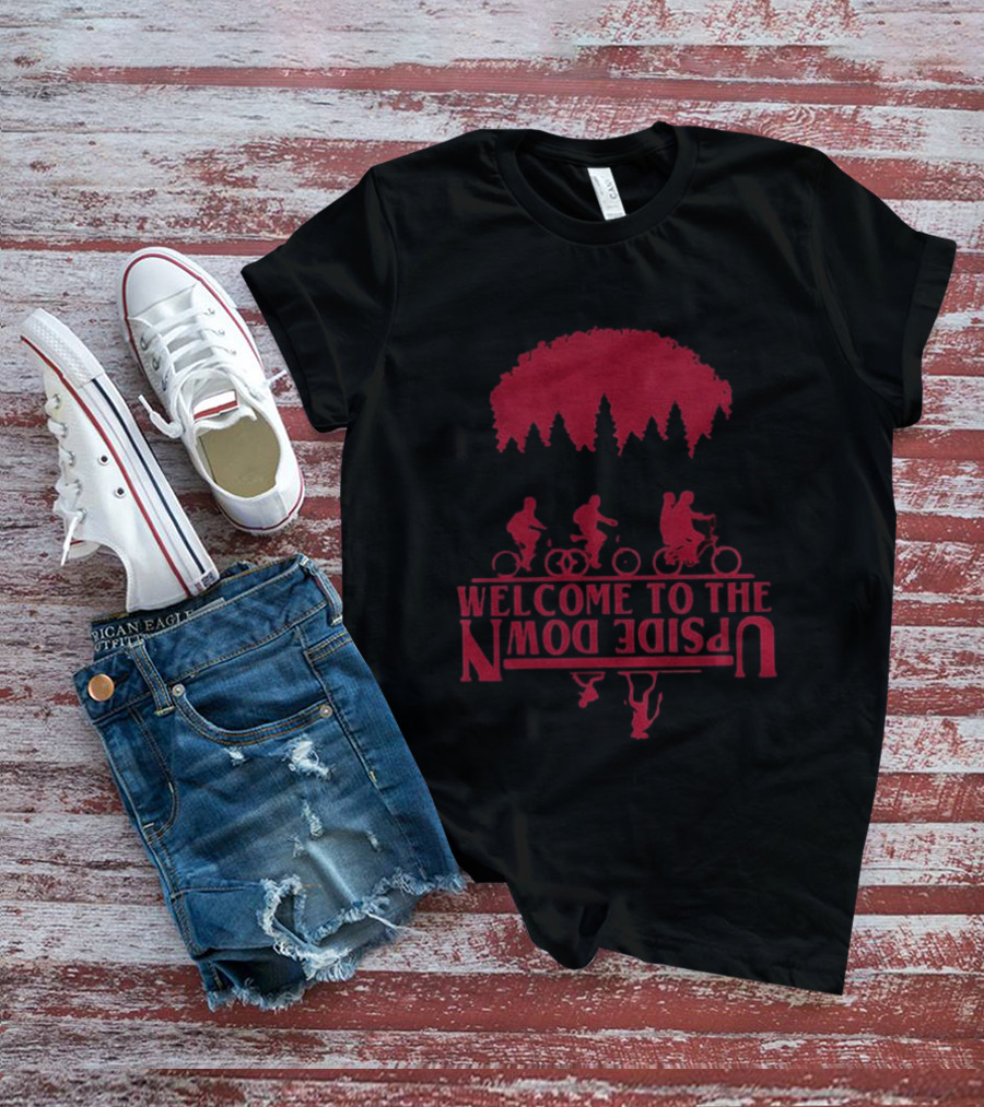 Stranger Things Welcome To The Upside Down Bike Adventure T-Shirt