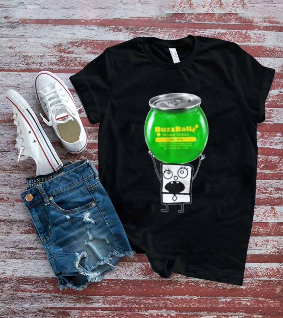 Doodlebob Lime Rita Buzzball Mixed Drinks T-Shirt