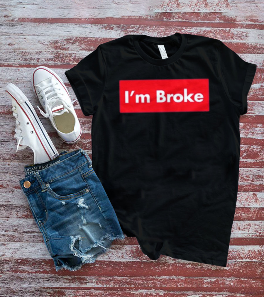 Terroriser I'm Broke Red Box T-Shirt