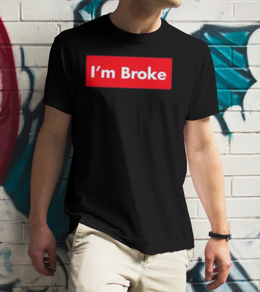 Terroriser I'm Broke Red Box T-Shirt