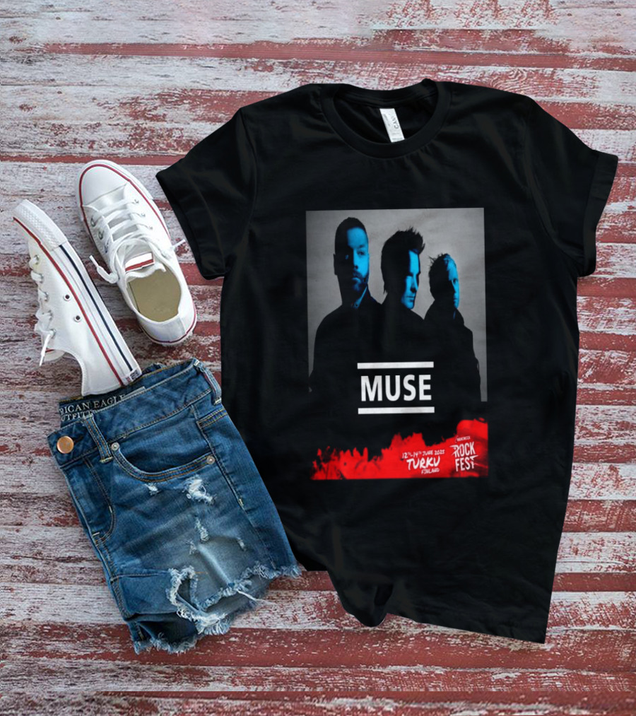 Muse Rockfest Turku 12th 14th June 2025 Finland T-Shirt