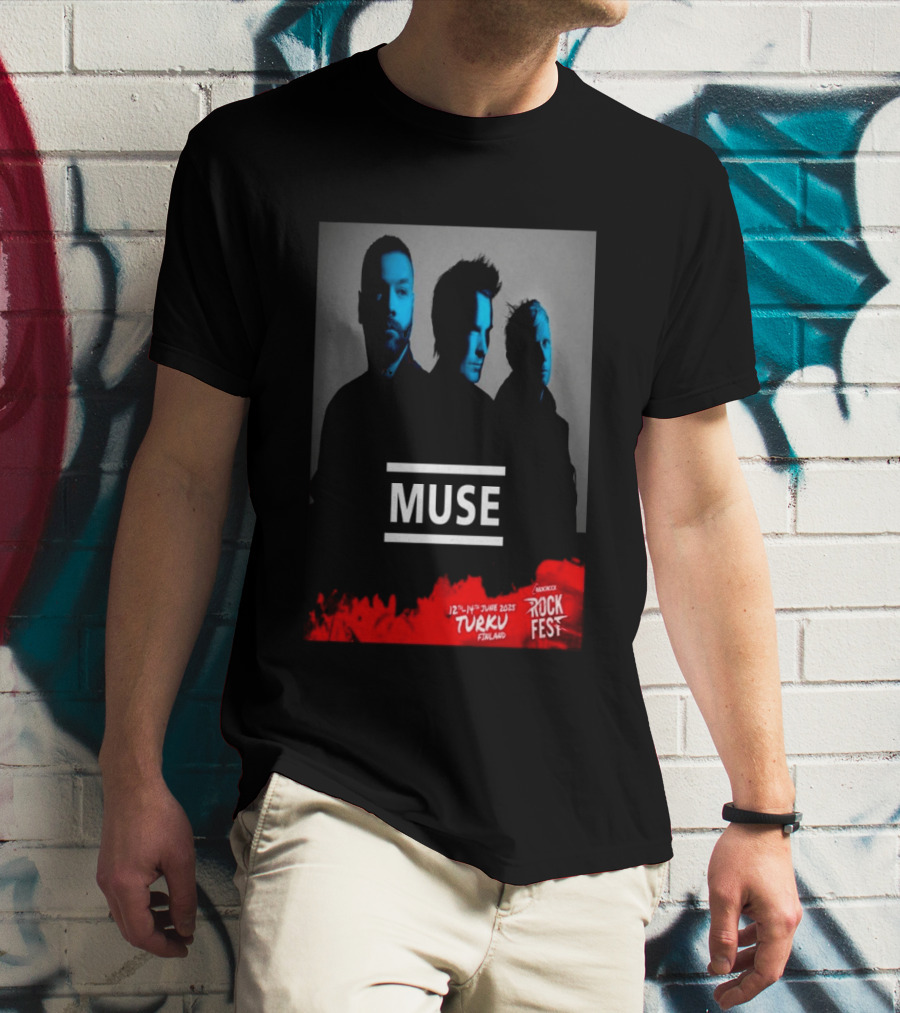 Muse Rockfest Turku 12th 14th June 2025 Finland T-Shirt