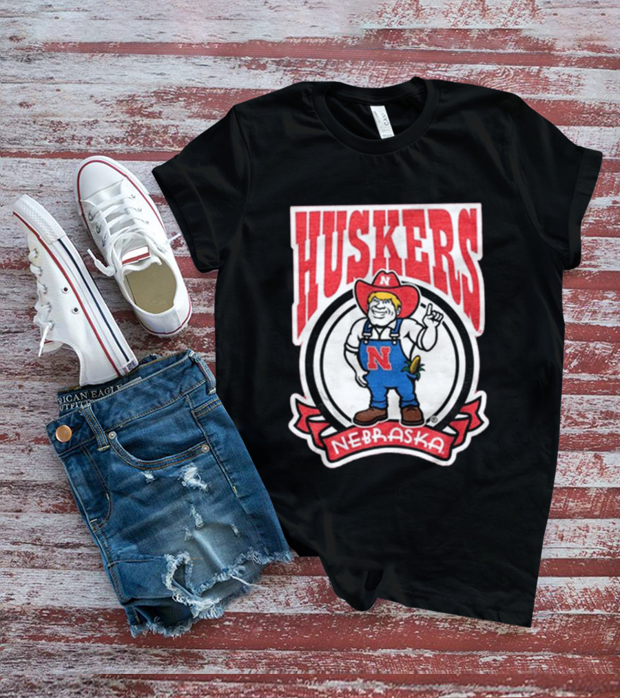 Huskers Nebraska Cornhuskers Vintage Logo 2024 T-Shirt