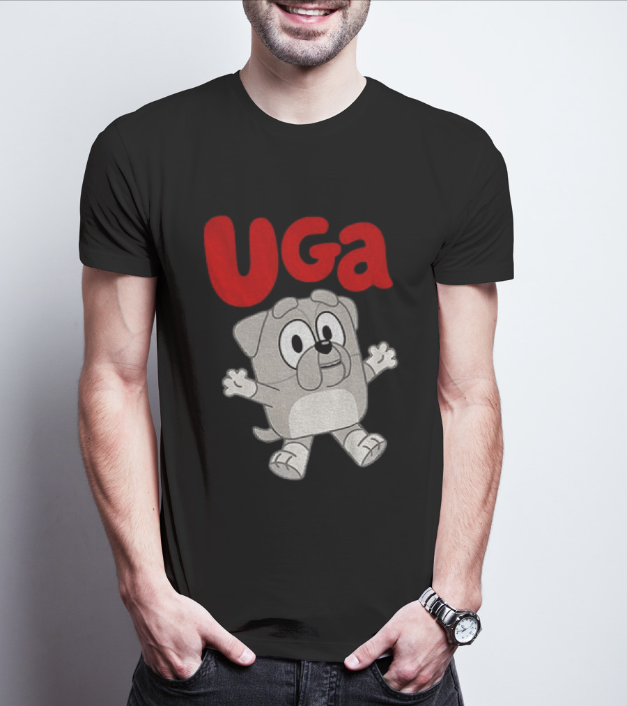 UGA Bulldogs Mascot Cartoon Graphic Game Day T-Shirt