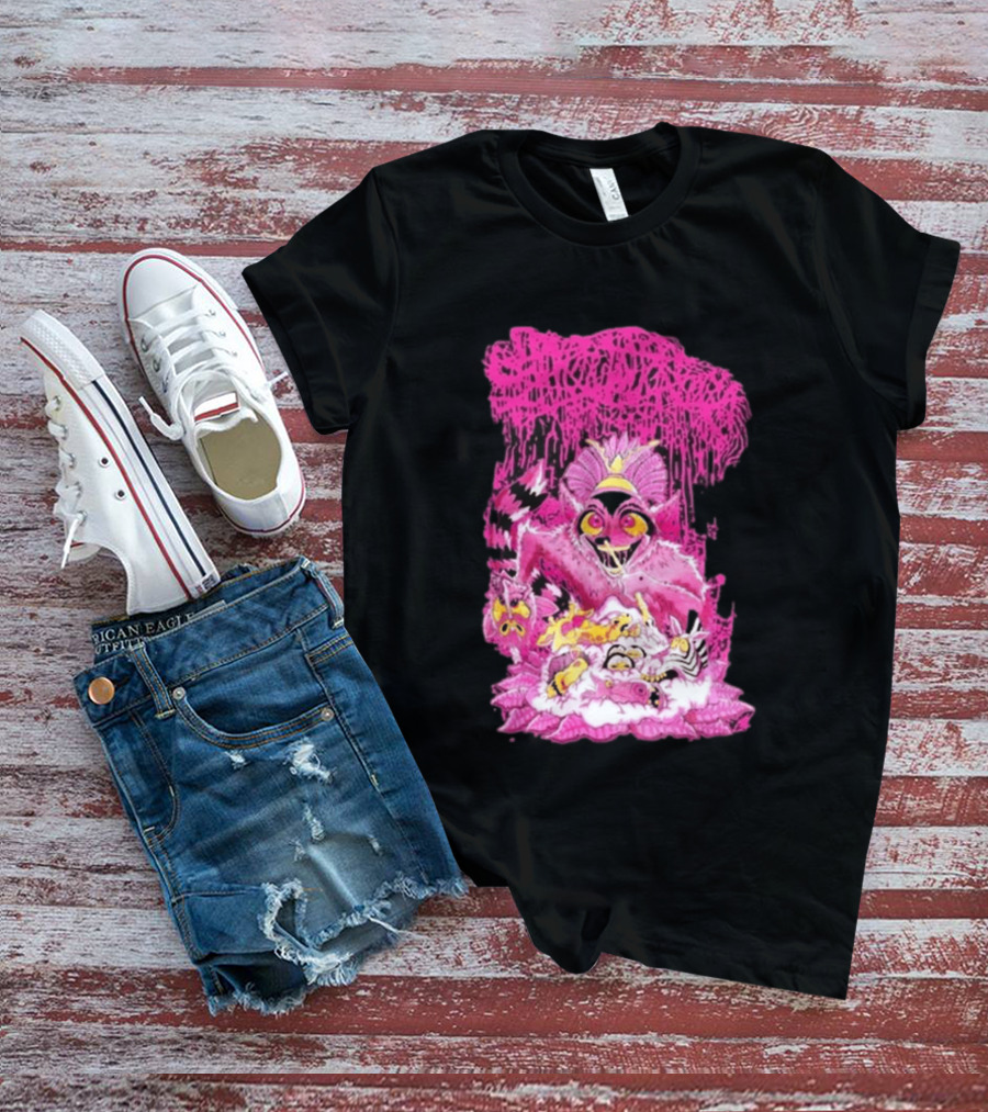New Sanguisugabogg Pink Monster King Julian Purple T-Shirt