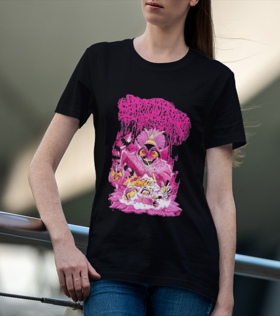 New Sanguisugabogg Pink Monster King Julian Purple T-Shirt
