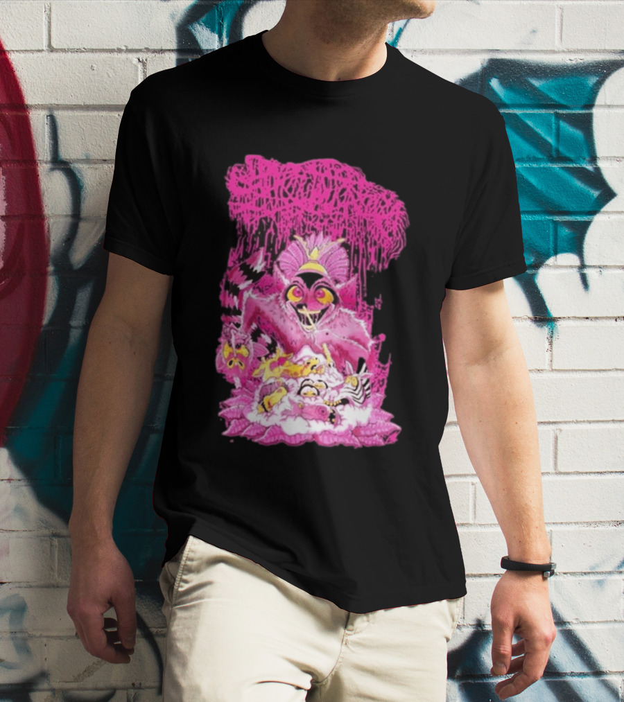 New Sanguisugabogg Pink Monster King Julian Purple T-Shirt