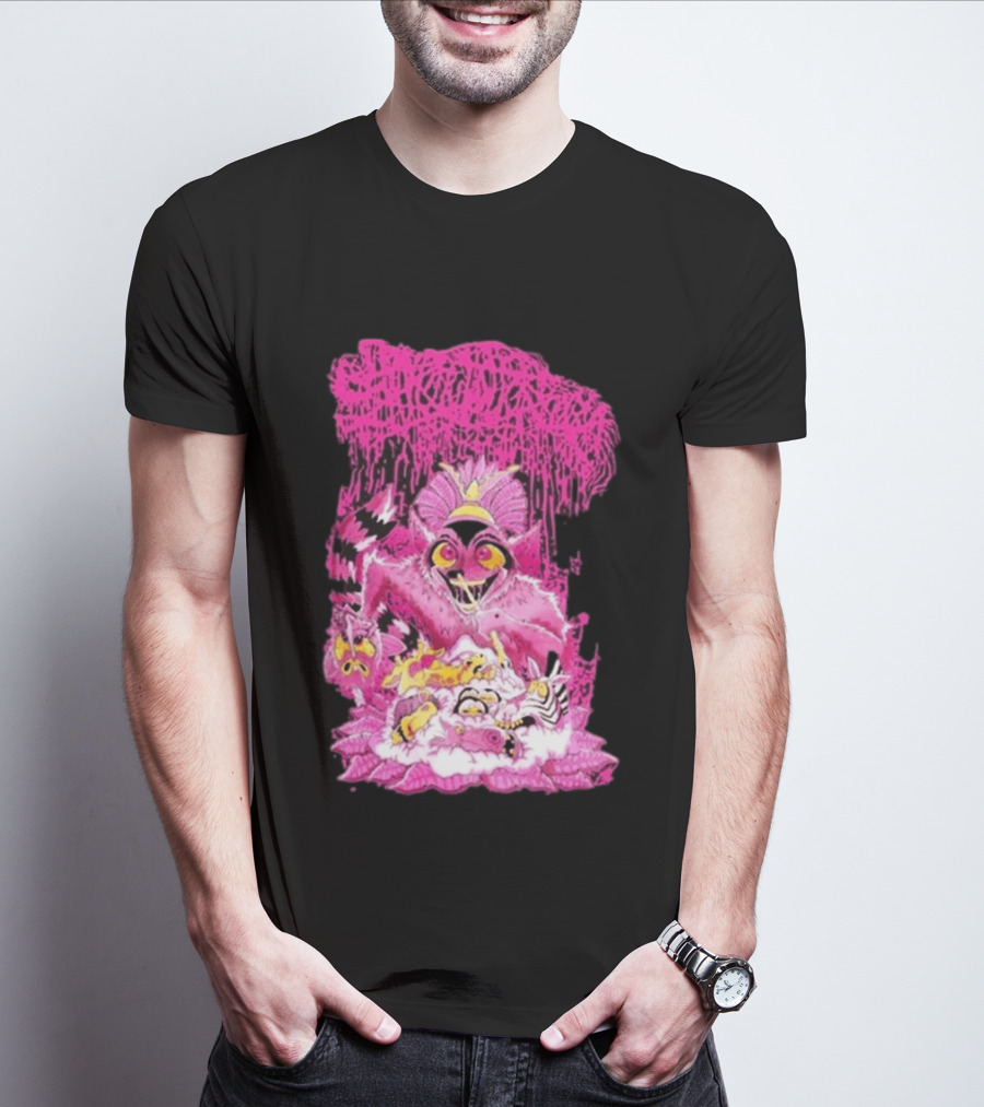 New Sanguisugabogg Pink Monster King Julian Purple T-Shirt