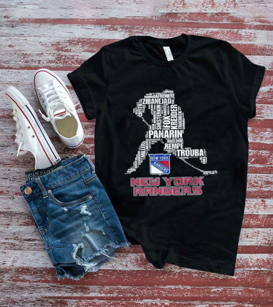 New York Rangers Hockey 2024 Panarin Trouba T-Shirt