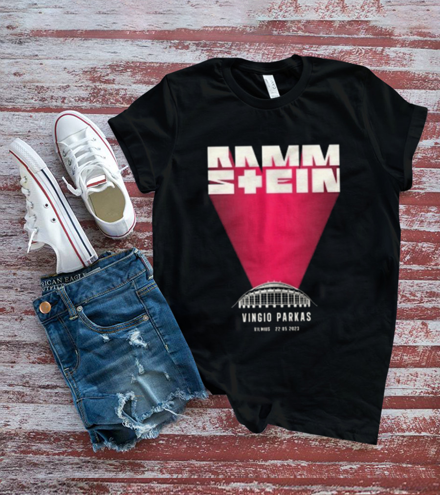 Rammstein Vingio Parkas Vilnius 22 05 2023 Tour Event T-Shirt