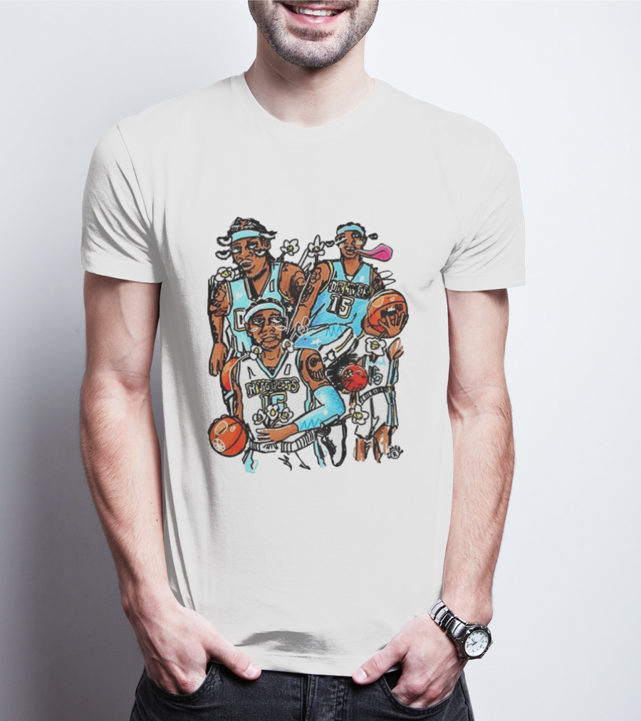 Carmelo Anthony Denver Nuggets NBA Basketball Player Iconic Moments T-Shirt