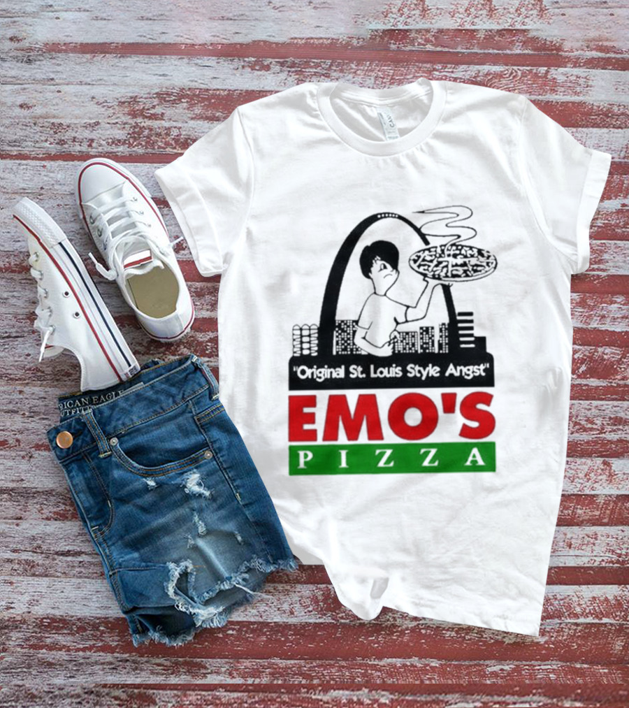 Original St. Louis Style Angst Emo's Pizza T-Shirt
