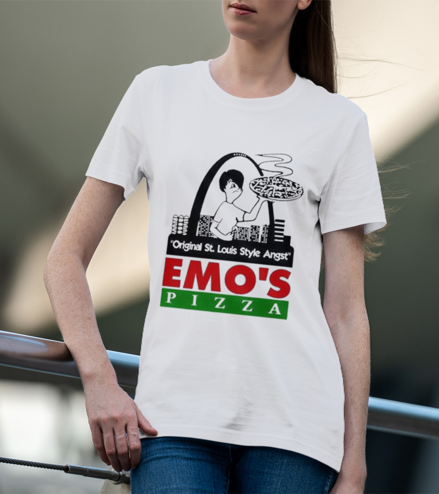 Original St. Louis Style Angst Emo's Pizza T-Shirt
