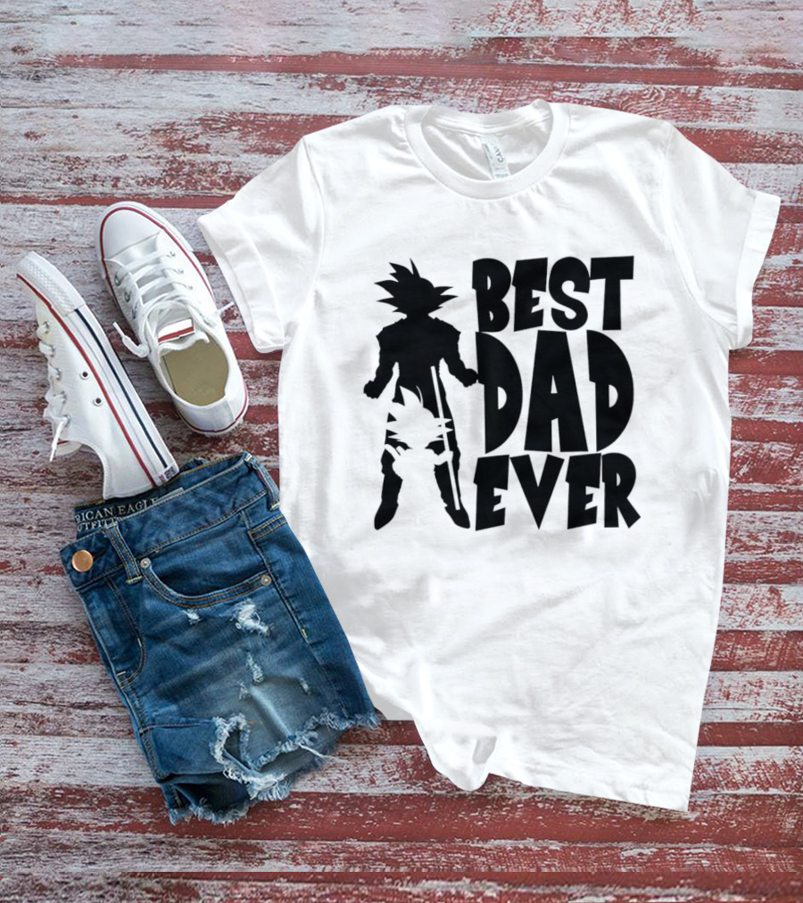 Best Dad Ever Goku Dragon Ball T-Shirt