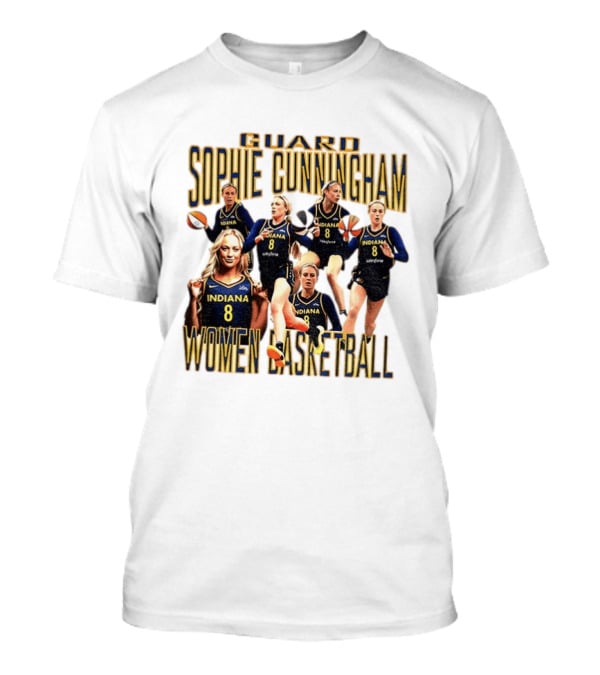 Guard Sophie Cunningham Indiana Fever Women Basketball Player 8 T-Shirt