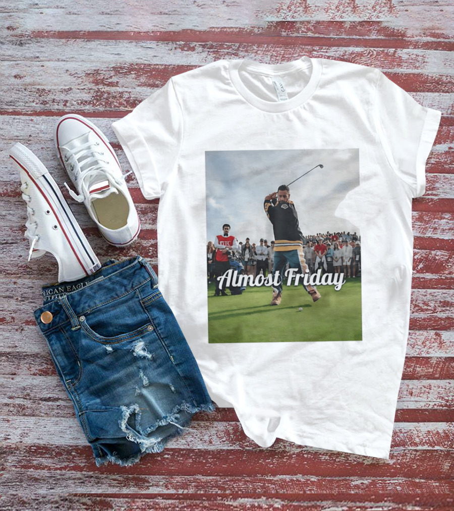 Happy Gilmore Almost Friday Hockey Golf Scene T-Shirt