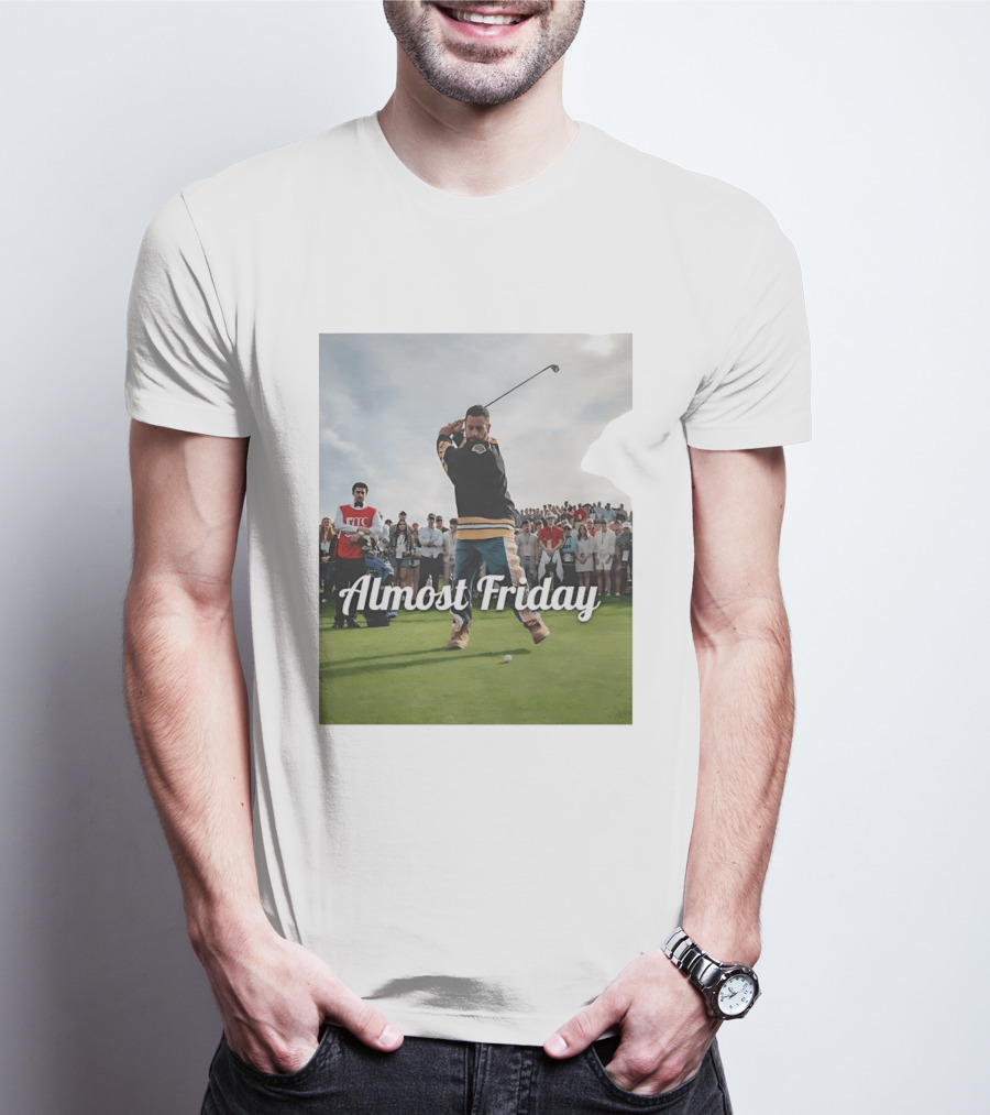 Happy Gilmore Almost Friday Hockey Golf Scene T-Shirt