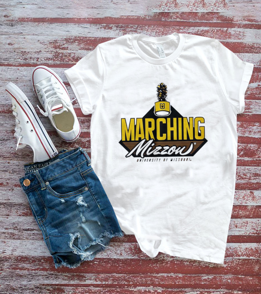 Marching Mizzou University Of Missouri Oval Tiger Head 2024 T-Shirt