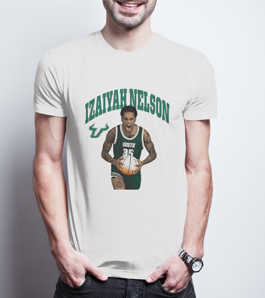 Izaiyah Nelson South Florida Bulls Basketball 35 T-Shirt