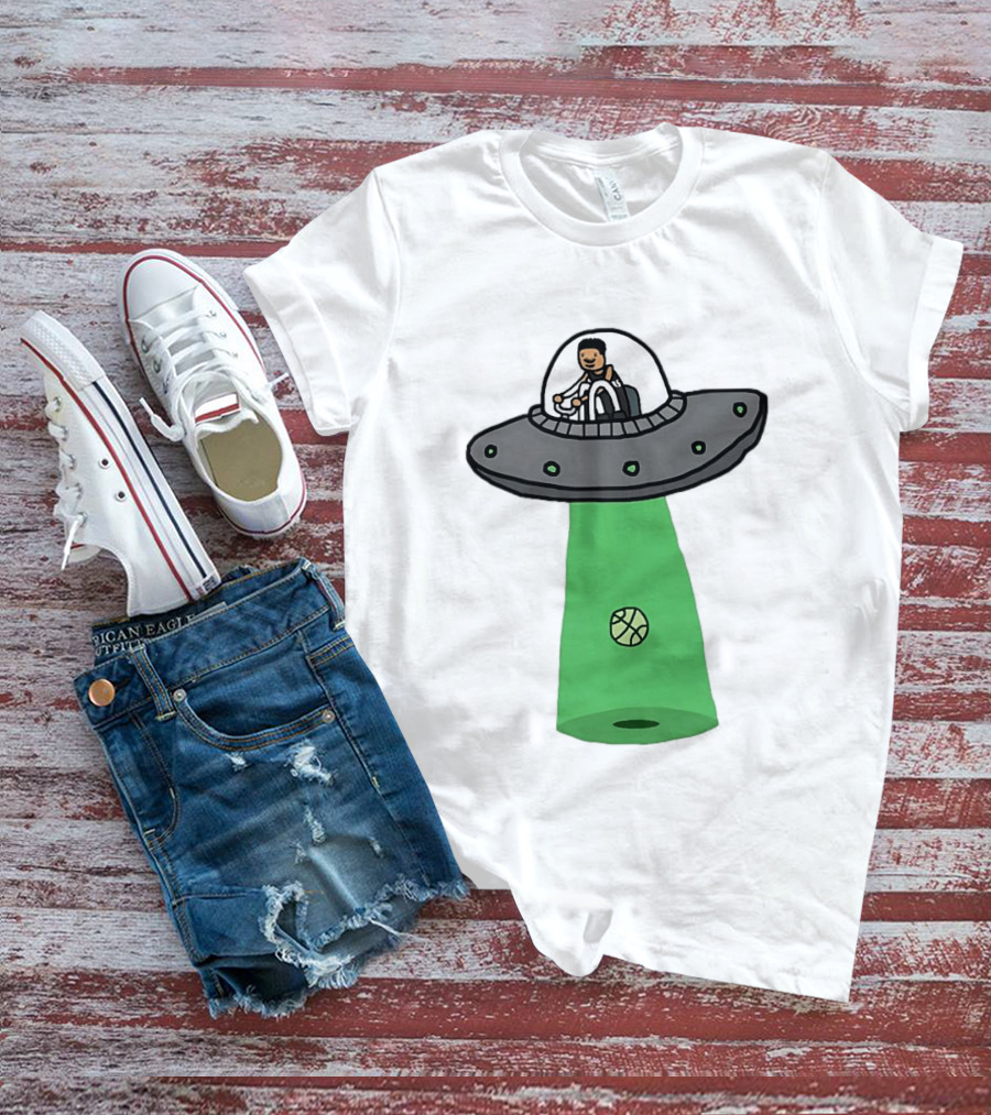 San Antonio Spurs Victor Wembanyama Wemby Extraterrestrial UFO Basketball T-Shirt