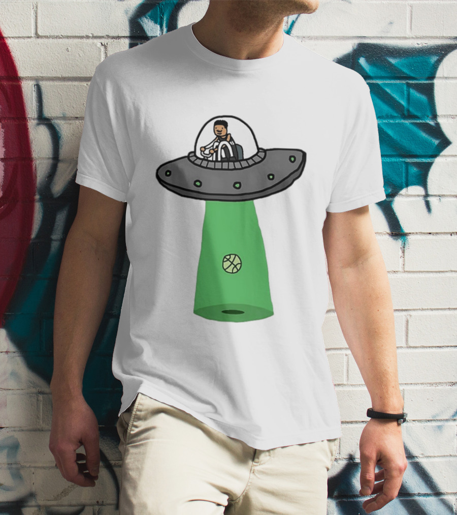 San Antonio Spurs Victor Wembanyama Wemby Extraterrestrial UFO Basketball T-Shirt