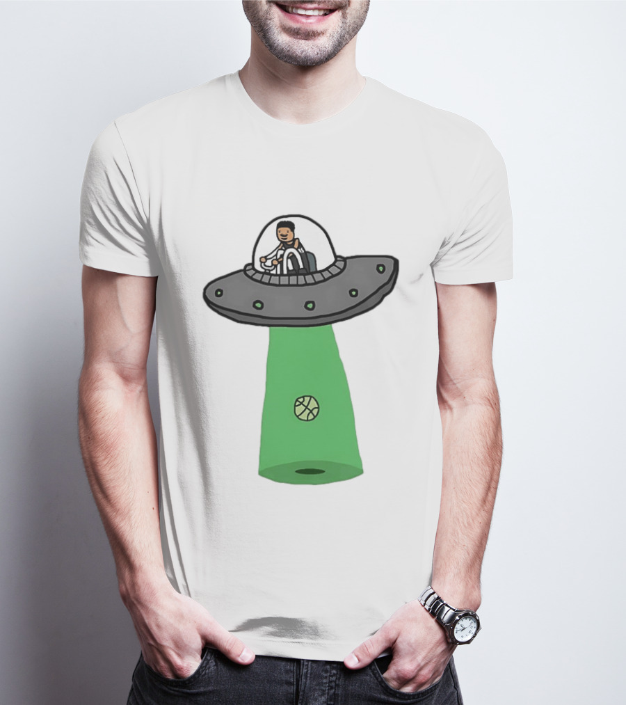 San Antonio Spurs Victor Wembanyama Wemby Extraterrestrial UFO Basketball T-Shirt