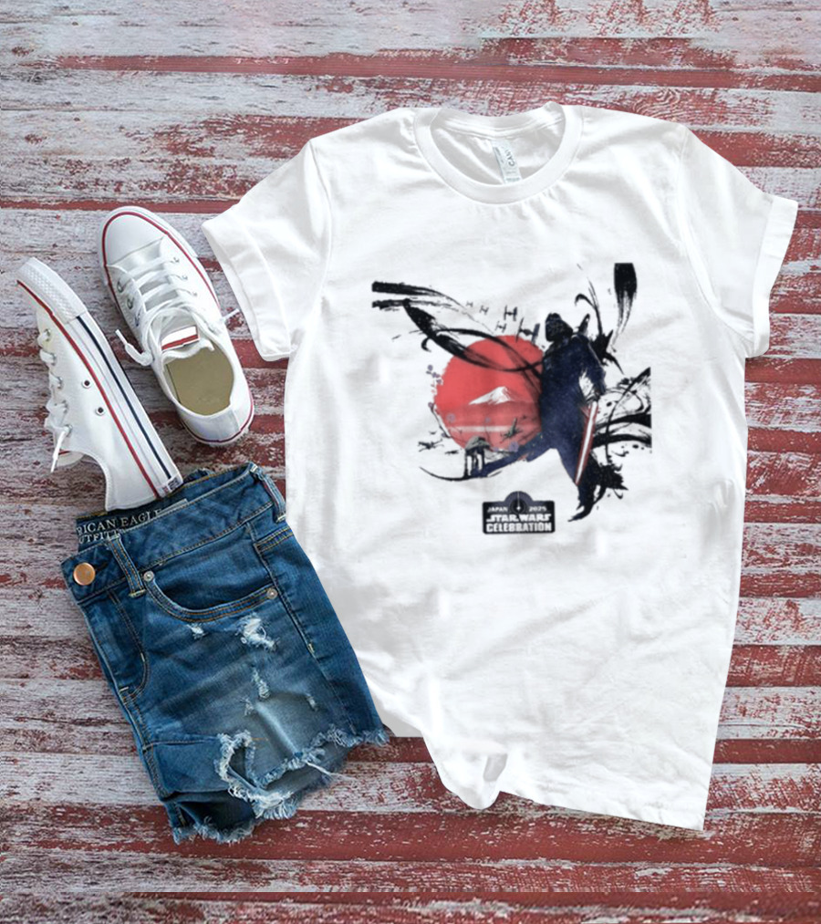 Star Wars Celebration Japan 2025 April 18 20 Darth Vader Samurai Sunburst T-Shirt