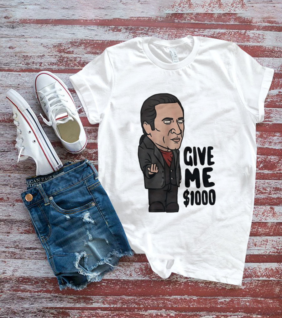 The Sopranos Furio Giunta Cartoon Give Me $1000 T-Shirt