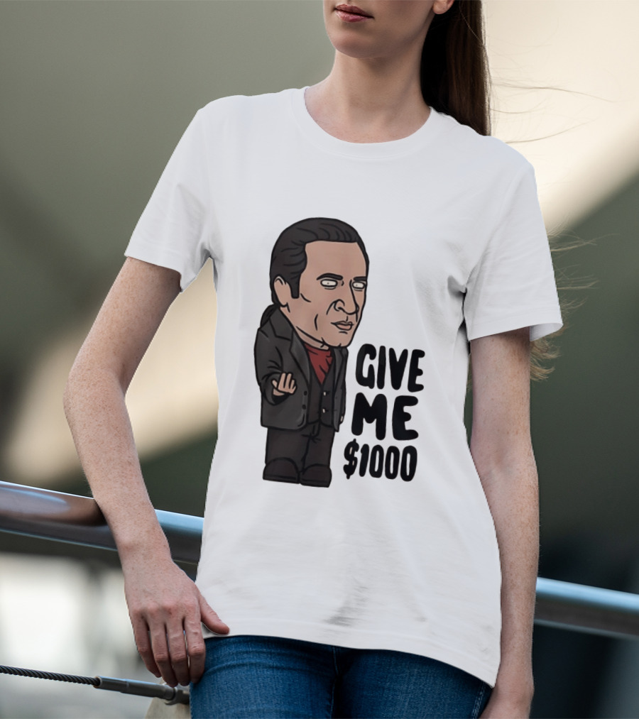 The Sopranos Furio Giunta Cartoon Give Me $1000 T-Shirt