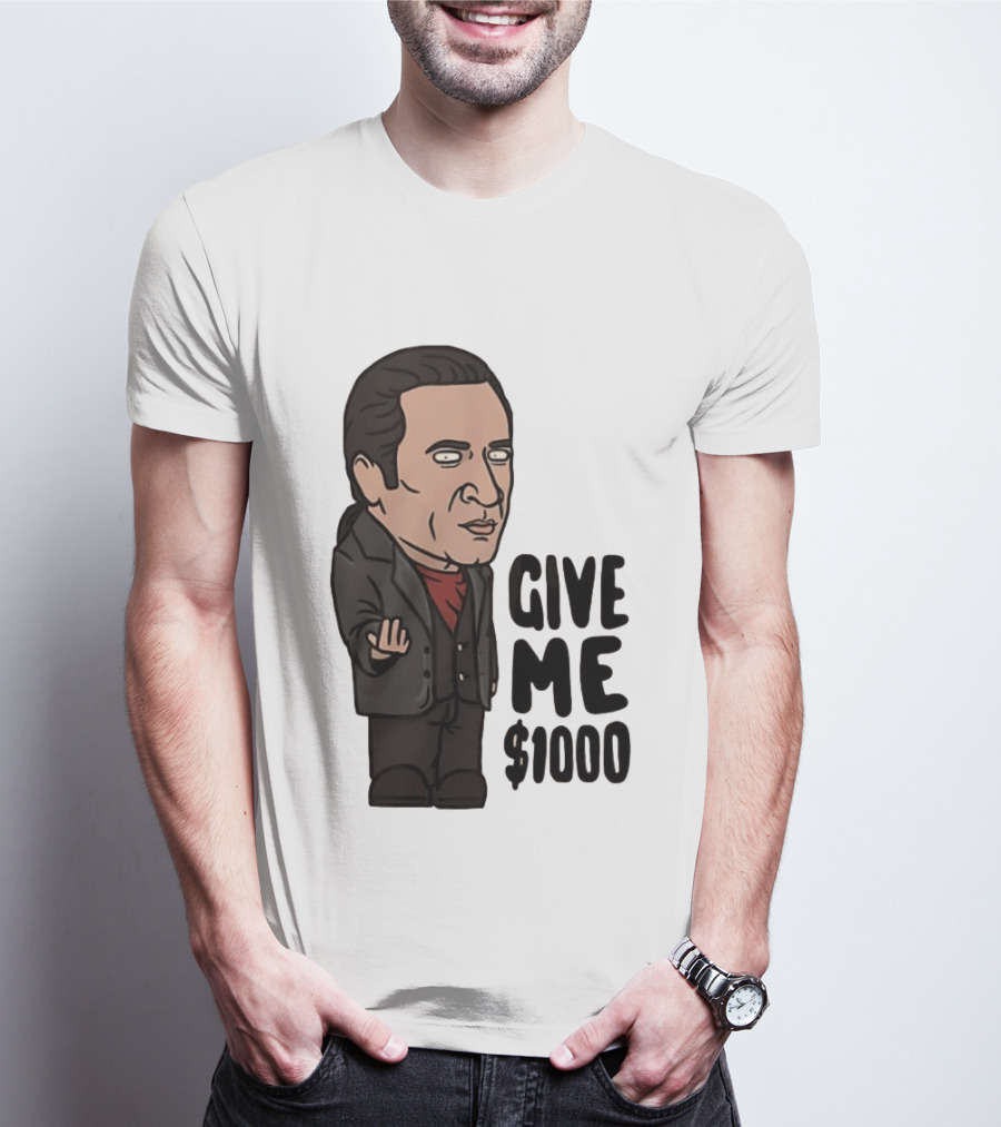 The Sopranos Furio Giunta Cartoon Give Me $1000 T-Shirt