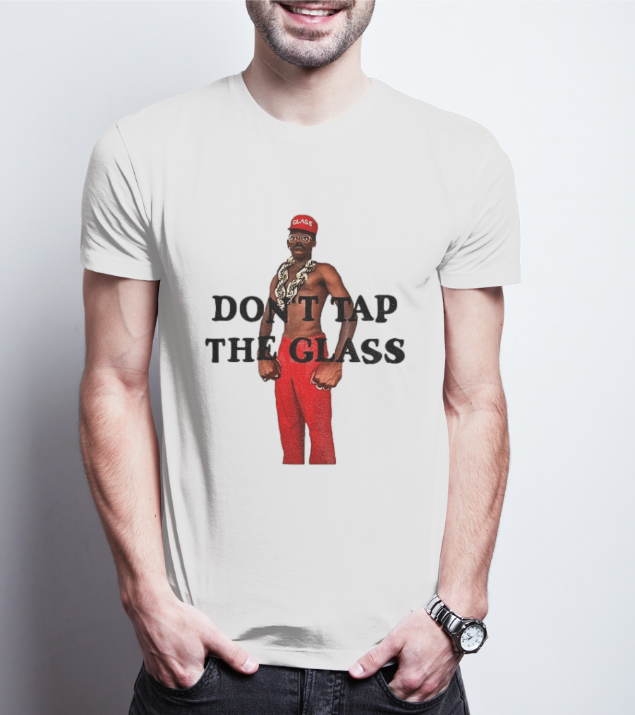 Tyler The Creator Don't Tap The Glass Red Pants Chain Glasses T-Shirt