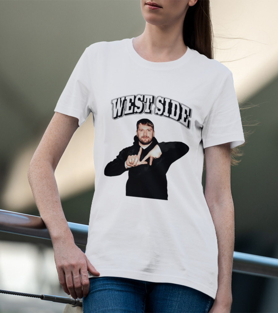 Luka Doncic Westside LA Hand Lakers T-Shirt