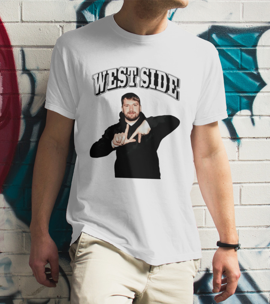 Luka Doncic Westside LA Hand Lakers T-Shirt
