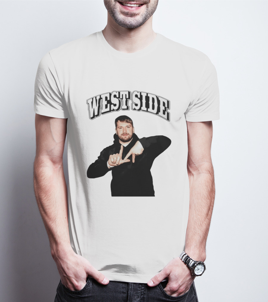 Luka Doncic Westside LA Hand Lakers T-Shirt
