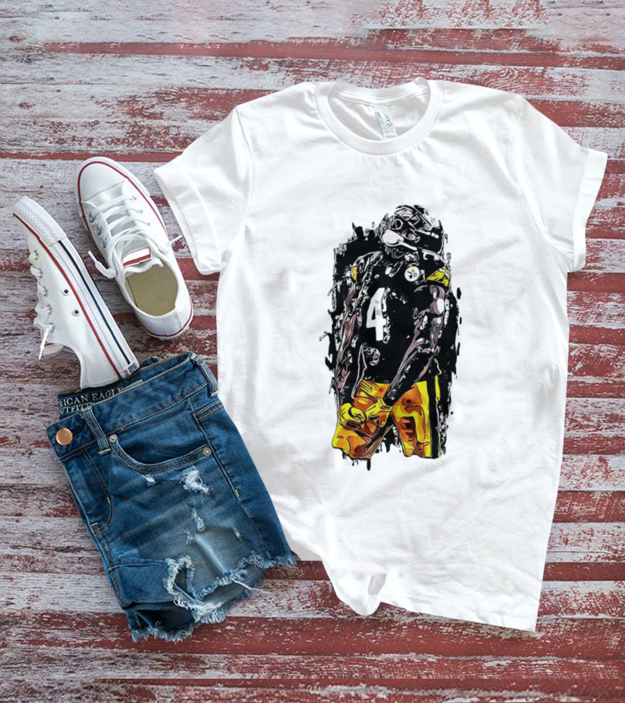 Zecharius Metcalf Metcalf Pittsburgh Steelers Black And Gold 4 DK T-Shirt