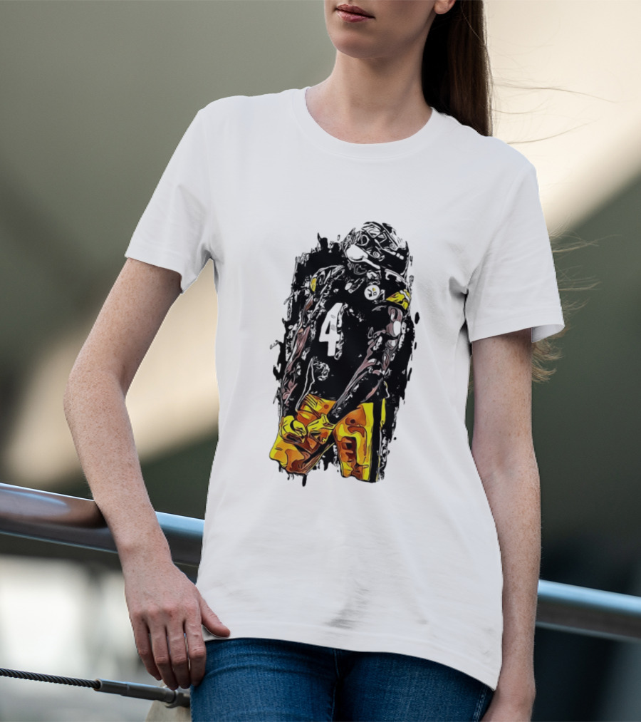 Zecharius Metcalf Metcalf Pittsburgh Steelers Black And Gold 4 DK T-Shirt