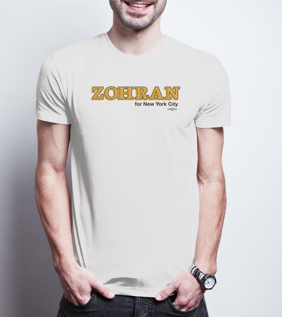 Zohran For New York City Mayor 2025 Campaign Merchandise T-Shirt