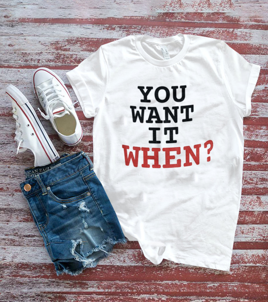 Zootopia Flash The Sloth You Want It When? T-Shirt