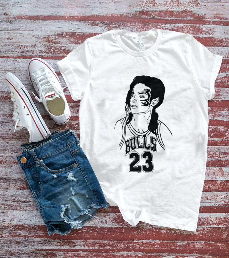 Chicago Bulls 23 Triple Mike Jordan Jackson Tyson Mashup T-Shirt