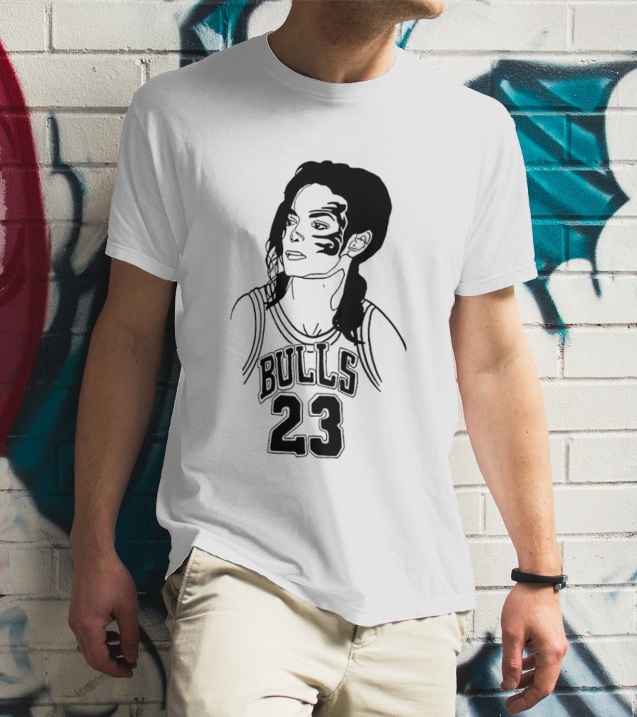 Chicago Bulls 23 Triple Mike Jordan Jackson Tyson Mashup T-Shirt