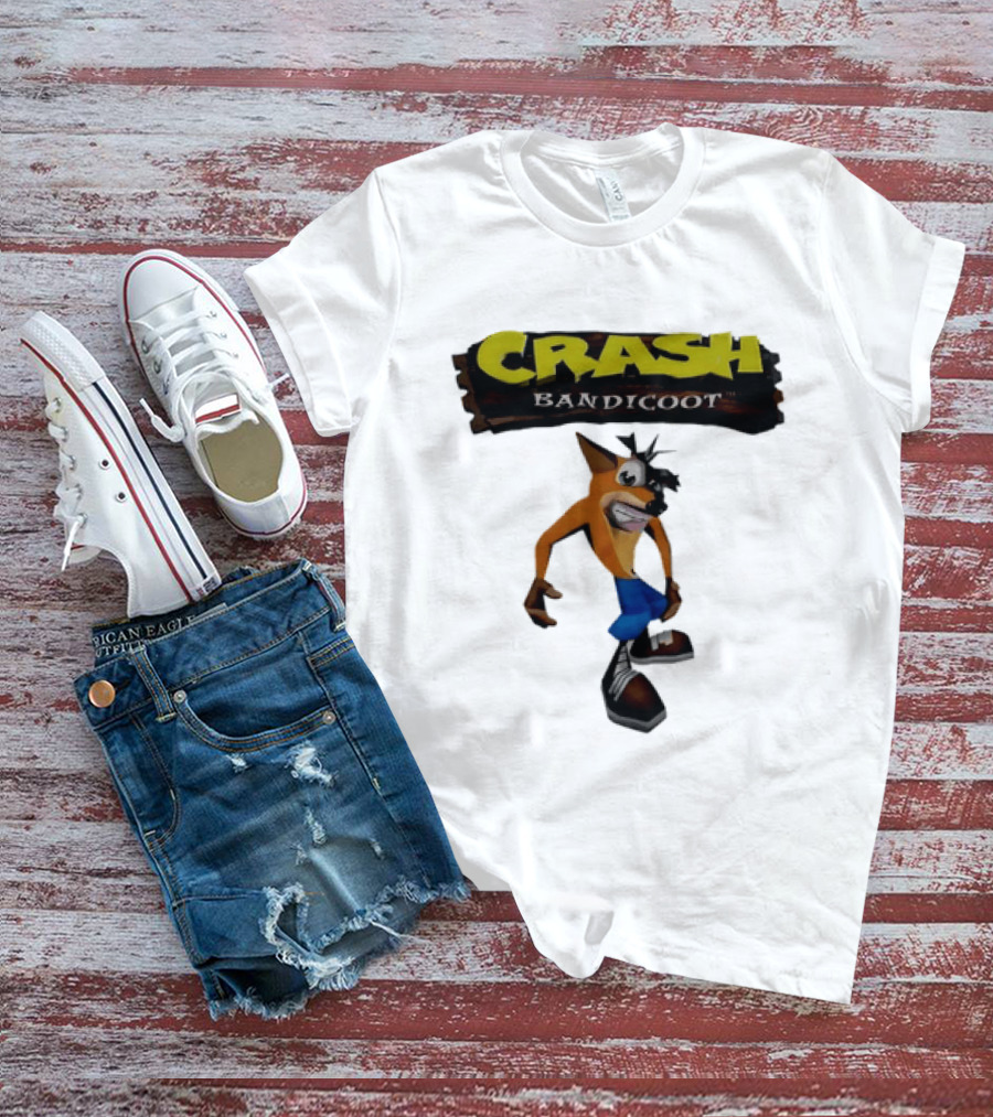 Crash Bandicoot Video Game Classic Gaming T-Shirt
