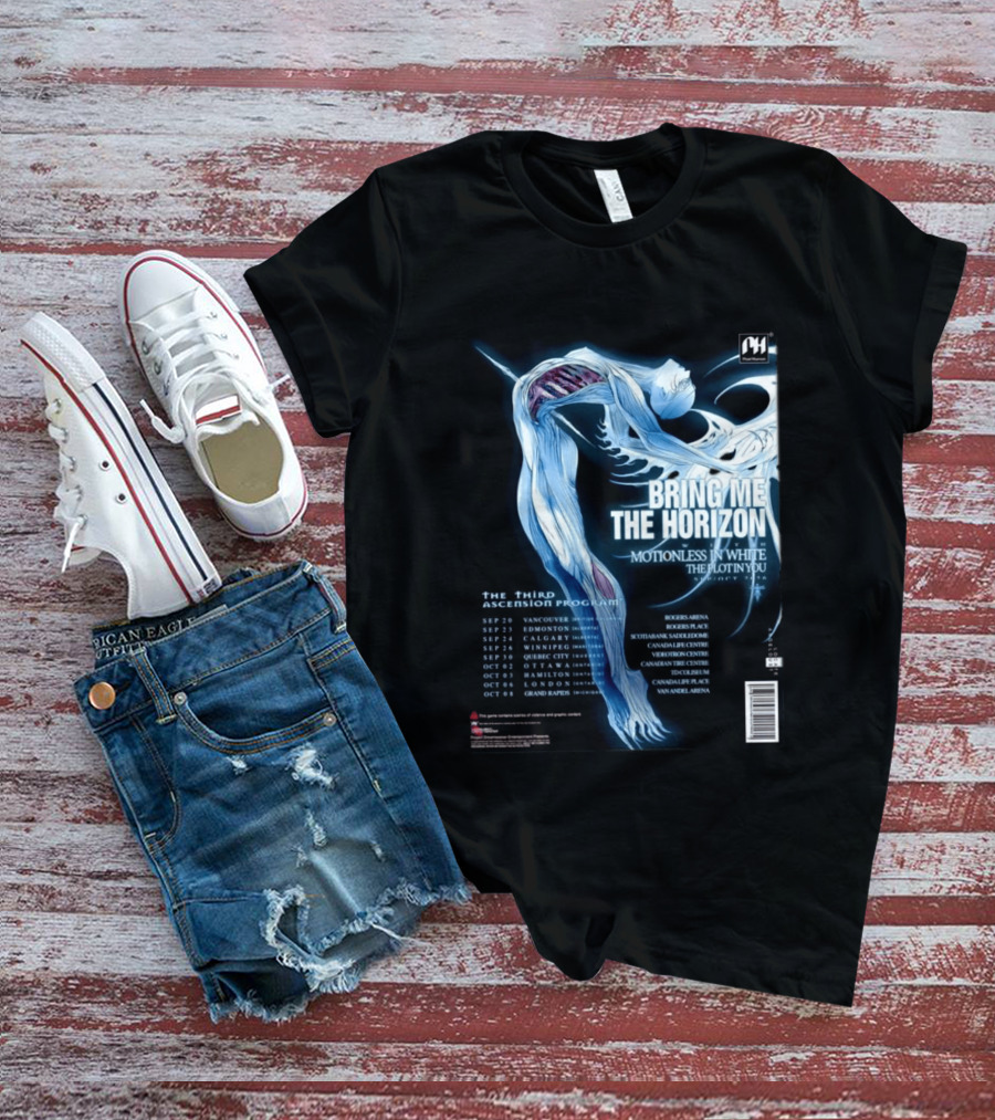 Bring Me The Horizon Motionless In White The Plot In You 2026 North America Tour T-Shirt
