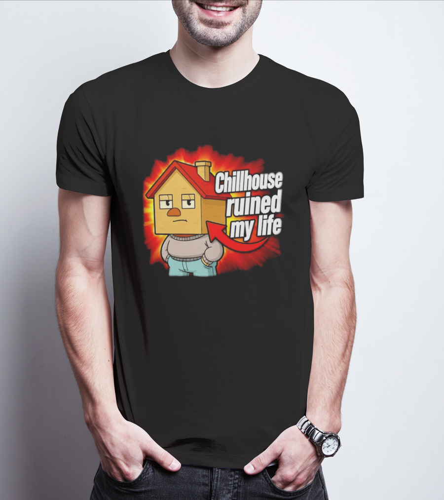 Chillhouse Ruined My Life Cube House T-Shirt
