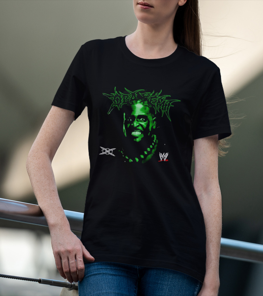 Ken Carson Oba Femi WWE DX Logo Green Face T-Shirt