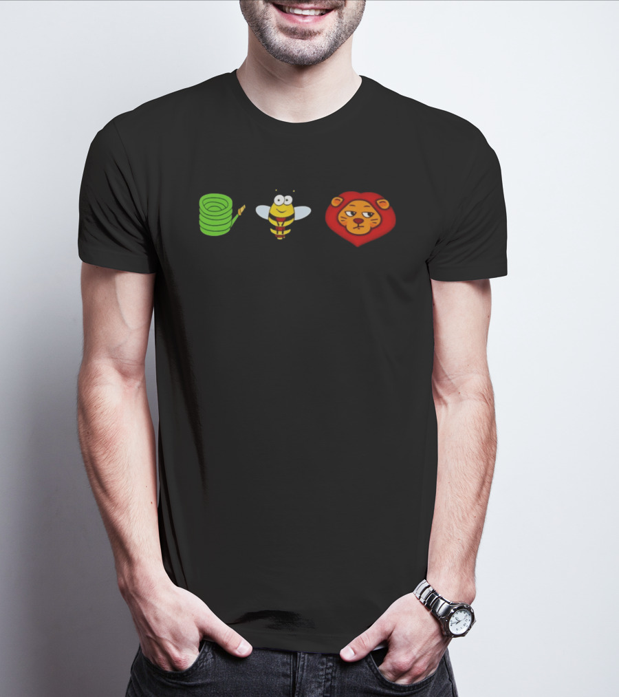 Hose Bee Lion Meme Visual Wordplay Fun T-Shirt